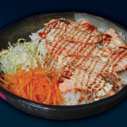 99. Aburi Salmon Rice Bowl DON